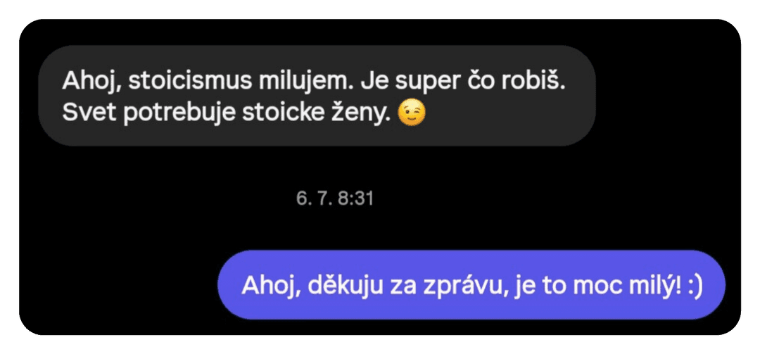 Zpětná vazba – stoicismus