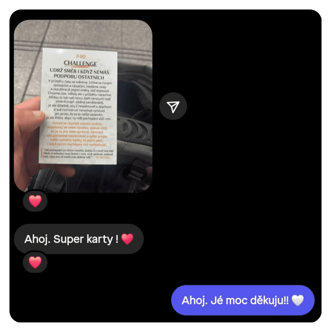 Zpětná vazba – super karty